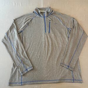 L.L. Bean Men's Base Layer Quarter-Zip L/S Tee - Size L